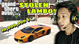 Stealing a LAMBORGHINI SUPERCAR | GTA V RP (Ang pag babalik)