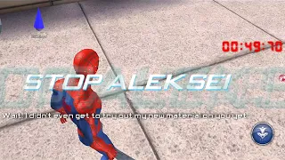 the Amazing Spider-Man 2 game android  stop 🛑 Aleksei mission 😡 only 49:70 time lift