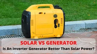 RV Inverter Generators - Better Than Solar?