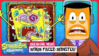 SpongeBob Worm-Pants Attacks Bikini Bottom! 🐛 | New SpongeBob Show | Bikini Bottom Inquirer Ep. 6