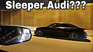 Supercharged Audi A6 challenges my 5.0 mustang GT!!