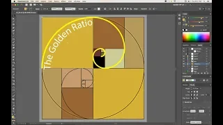 Tutorial: How To Draw Golden Ratio Spiral Fibonacci Sequence in Adobe Illustrator