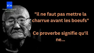 Les meilleurs Proverbes français et leur signification | Pensées sages