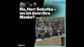 Sobotka ohne Maske! Muss auch er bald Strafe zahlen?