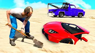 I Found SECRET BURIED SUPERCARS in GTA 5!