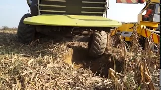 CLAAS Lexion 550 kombájn mentés Harcon