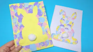 Easy Easter Bunny Card Craft | Easter Crafts for Kids