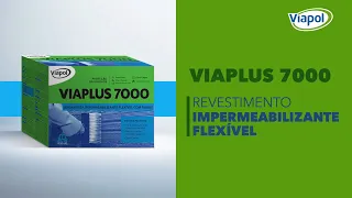 Viaplus 7000 - Revestimento Impermeabilizante Flexível com Fibras