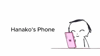 Hanako's phone (Sensei got corrected)