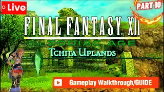 Final Fantasy XII Walkthrough Tchita Uplands cave palace Part 10 no commentary/LIVE/GUIDE zodiac age