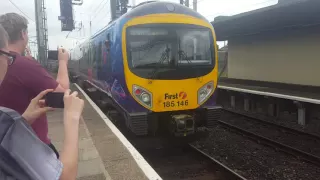 Trains at Carnforth WCML + Cumbrian Coast Line 4/6/16