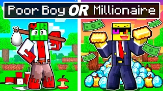 POOR BOY or MILLIONAIRE In Minecraft!