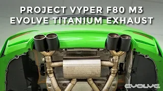 Project Vyper gets loud - Prototype Evolve Titanium Exhaust - Rev and Driving Sound