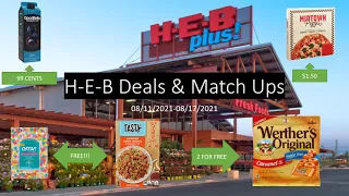 WERTHER'S RUN DEAL!! | H-E-B Couponing & Deals This Week! August 11th 2021 | How to Coupon HEB!