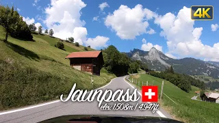 Driving the Jaunpass in Switzerland - Scenic drive from Spiez to Bulle