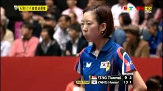 [HD] Feng Tianwei vs Yang Haeun and Seo Hyowon (ZEN NOH 2014 WTTTC)