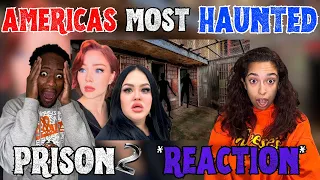 COUPLE REACTS TO  INSIDE AMERICAS MOST HAUNTED PRISON PT 2| RAE AND JAE