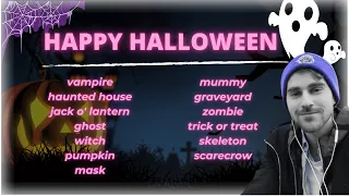 Halloween Vocabulary with Teacher Commentary to Help YOU Pronounce 13 Useful Halloween Words 🎃