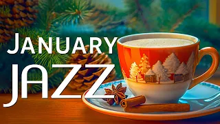 Morning January Jazz Music 🎧 Ethereal Smooth Cafe Music & Positive Bossa Nova Jazz for Stress Relief