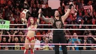 Roman Reigns & Sasha Banks vs. Rusev & Charlotte - Mixed Tag Team Match 2016