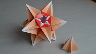 how to make a polyhedron Great icosahedron