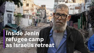 Inside Jenin refugee camp as Israeli forces end two-day raid