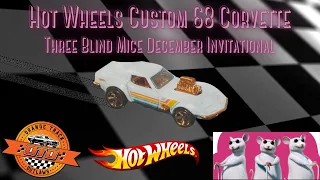 Hot Wheels Custom 68 Corvette Three Blind Mice December Challenge