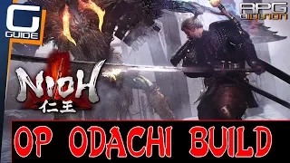 NIOH - OP ODACHI EARLY GAME BUILD