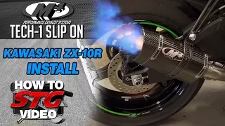 M4 2016 Kawasaki ZX-10R Tech 1 Slip On Install from Sportbiketrackgear.com