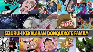 SELURUH KEKALAHAN DONQUIXOTE FAMILY / DONQUIXOTE PIRATES | (ONE PIECE) TERBARU