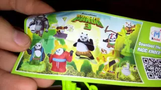 Открываем Kinder Surprise "Кунг-фу Панда 3"//Mister Zaxar