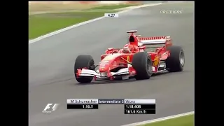 2005 Spa GP FP1 - Schumacher