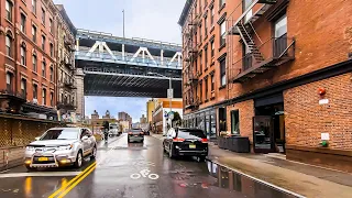 New York City 4K🗽Driving Manhattan Lower East Side🗽Real Streets Of New York