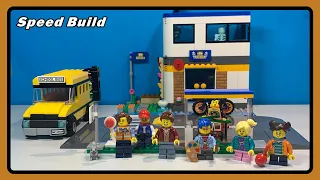 Lego City School Day (60329) [Speed build]