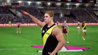 AFL Brisbane VS Richmond Highlights Elimination Final 2022 AFL Evolution 2