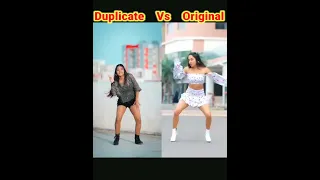 Qtelhacina trend Reels kesavi Duplicate Vs Original #dance #youtubeshorts #keshavi #snehaa #shorts