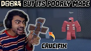 Doors But it's Poorly made has Crucifix - FULL GAMEPLAY [Roblox]