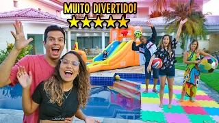 TRANSFORMAMOS A MANSÃO EM UM CLUBE CINCO ESTRELAS! - INCRÍVEL!