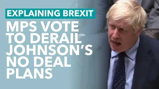 Johnson's No Deal Plans Get Derailed by MPs in Vote - Brexit Explained