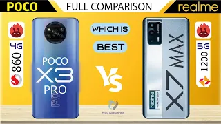 POCO x3 PRO vs realme x7 Max Full Comparison which is Best