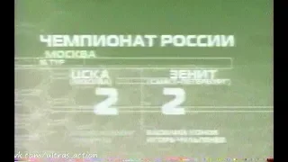 ЦСКА 2-2 Зенит. Чемпионат России 2003