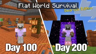 I Survived 200 Days on a Flat World with Nothing but... a Bonus Chest
