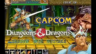 [CPS2]Dungeons & Dragons Shadow over Mystara Fighter Hardest No Death Playthrough
