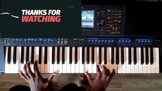 Adding Fills Between Your Chords on The Piano on Key C