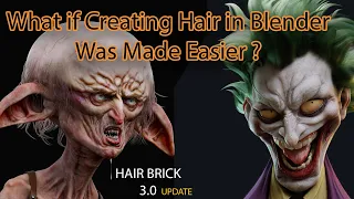 Full Visual Documentation for HAIRBRICK 3.0  #blender  #3d