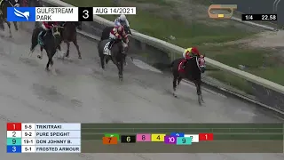 Gulfstream Park August 14, 2021 Race 3