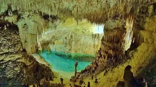 Europe's Largest Underground Lake, Cuevas del Drach Mallorca