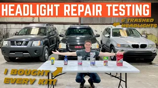 I Bought EVERY Headlight Restoration Kit At O'Reillys *And Tested Them*