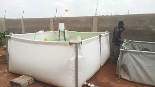 Biofilter Installation on an existing tank