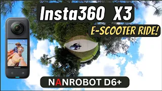 Nanrobot D6+ Electric Scooter Ride With The Insta360 X3 Camera!